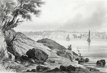 Ostküste Amerikas, graviert von J.C. McRae